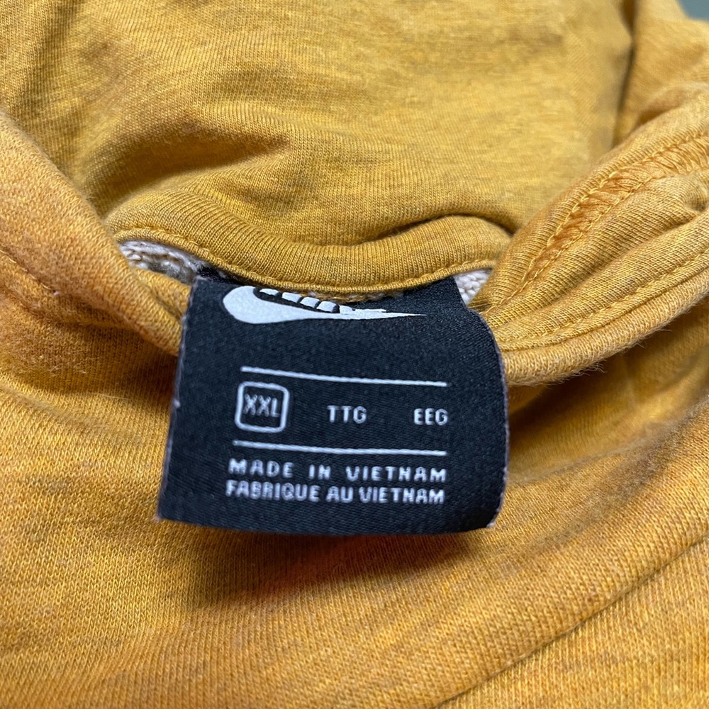 Nike Mustard Yellow Sweatshirt cowl neck - Picture 6 of 7